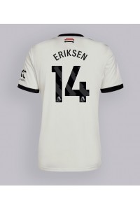 Fotbalové Dres Manchester United Christian Eriksen #14 Třetí Oblečení 2024-25 Krátký Rukáv